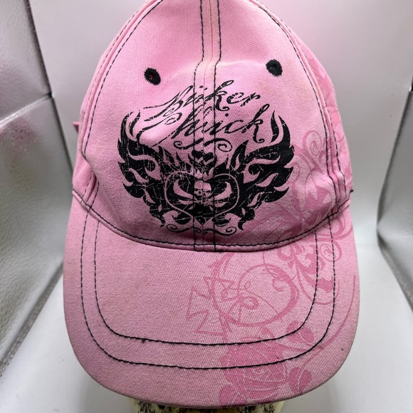 biker chick Accessories - Women’s pink adjustable, biker chick cap